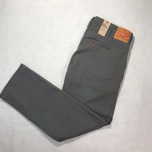 Levi’s 513 38x30 NWT gray slim straight jeans men